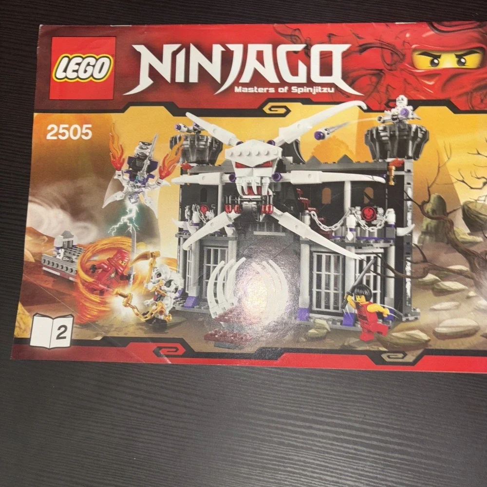 LEGO 2505 - Ninjago: Garmadon's Dark Fortress Instructions Books 1 & 2
